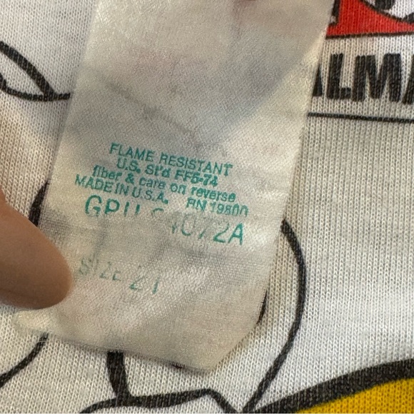 Vintage Disney 101 Dalmatians Nightgown  Ruffle Hem Pajama Dress 2T - Picture 5 of 7